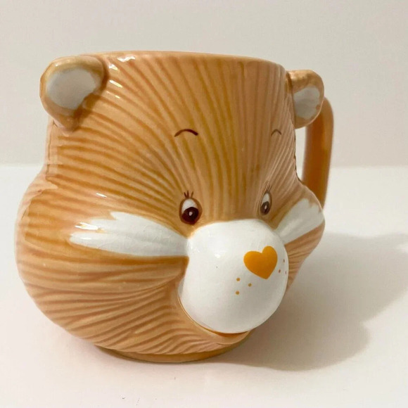 Vintage 1984 Care Bear Mug Friend Bear Ceramic Cup American Greeting Care  Bears - Picture 7 of 12